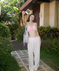 New Pink Bikini 3-Piece Set