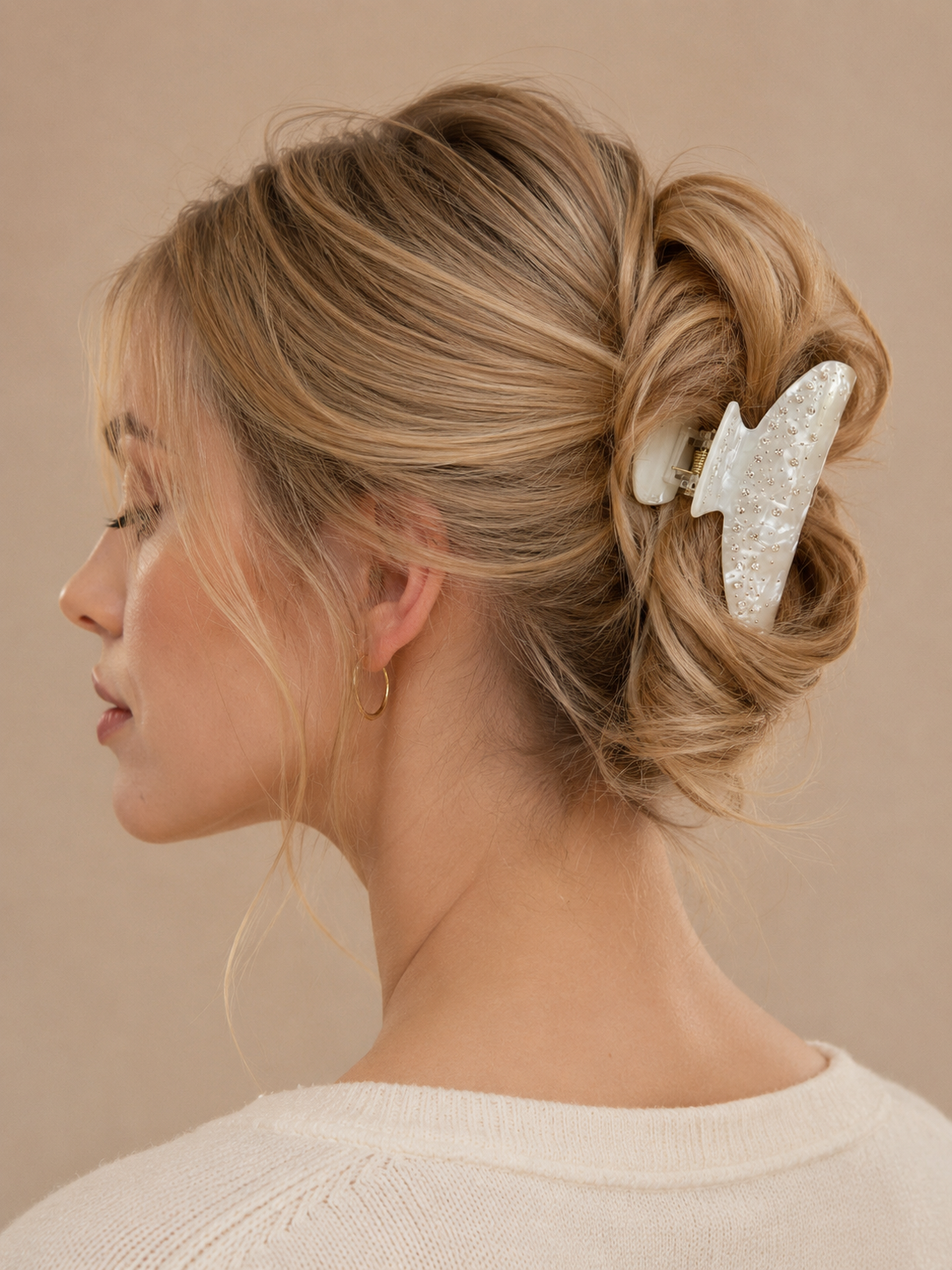 Elegant Rhinestone Hair Claw Clip