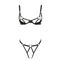 Removable-Free Underwire Push-Up Lingerie Set
