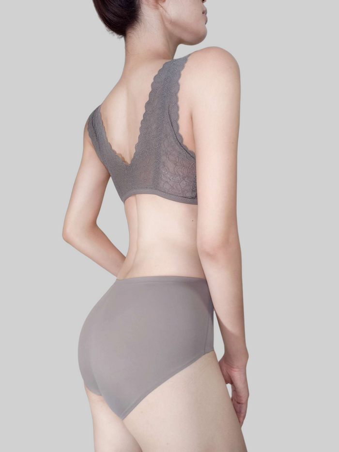 Front-Clasp Lace Push-Up Bra