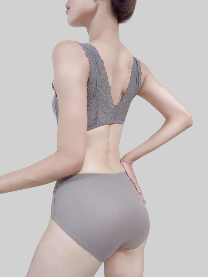 Front-Clasp Lace Push-Up Bra