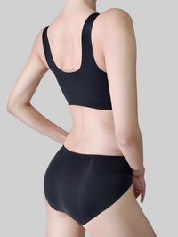 Sensual Front-Clasp, Thin Push-Up Bra