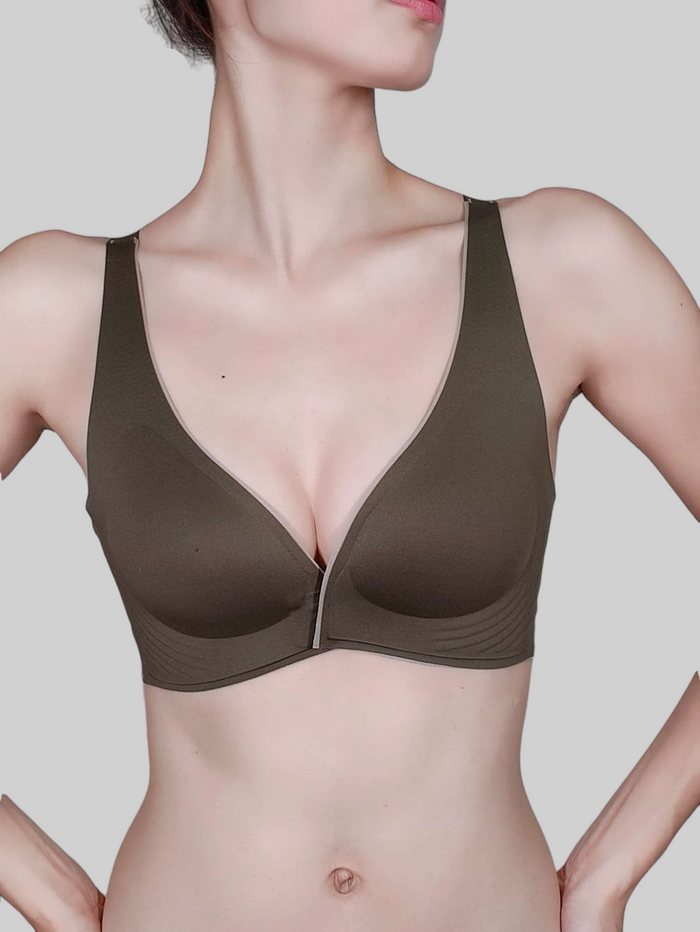 1-Second Fastening and Removal: 3D Jelly Strips Push-Up Bra