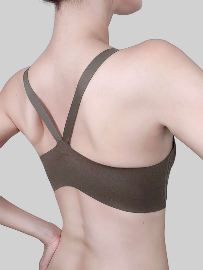 1-Second Fastening and Removal: 3D Jelly Strips Push-Up Bra