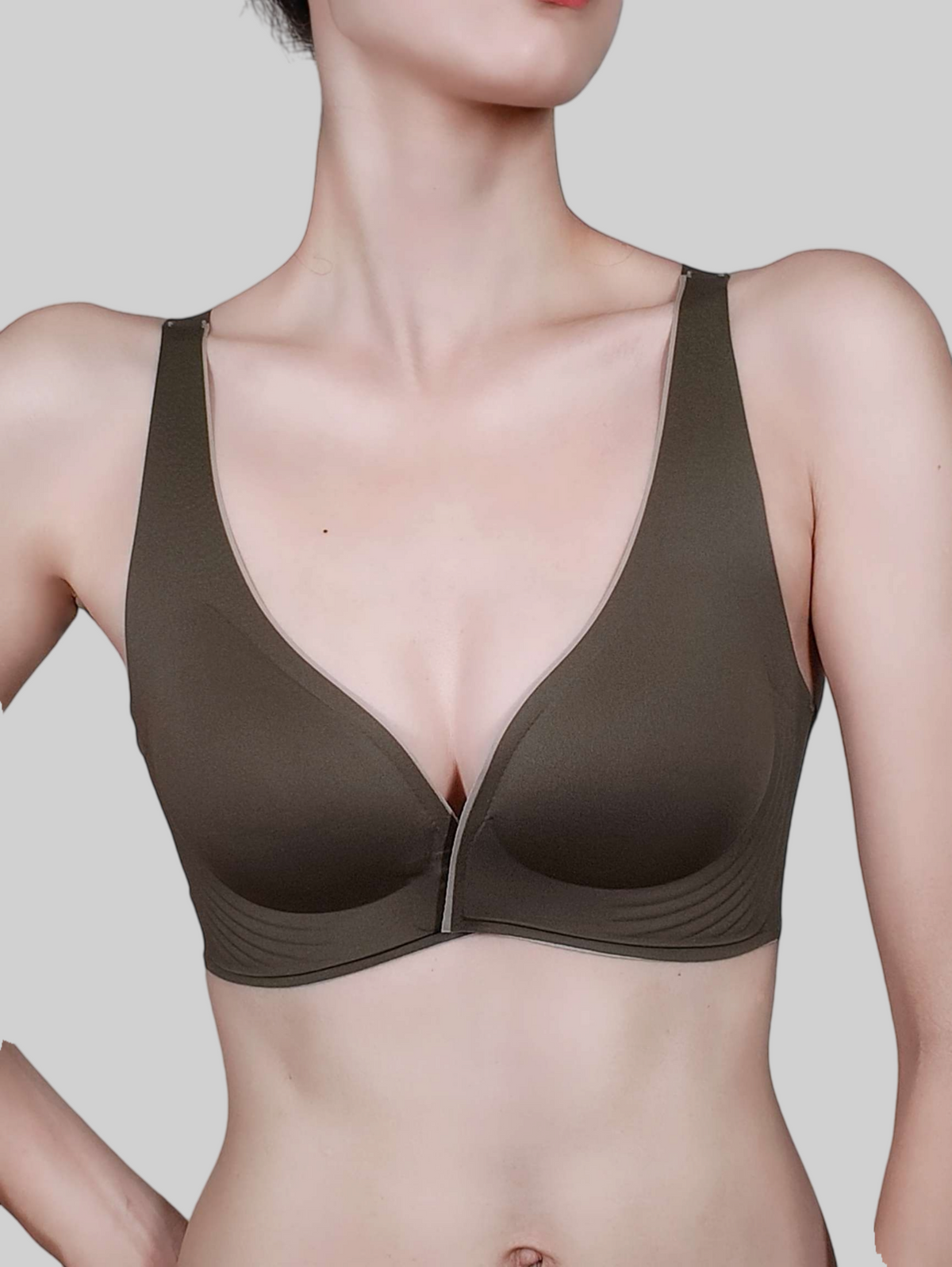 1-Second Fastening and Removal: 3D Jelly Strips Push-Up Bra
