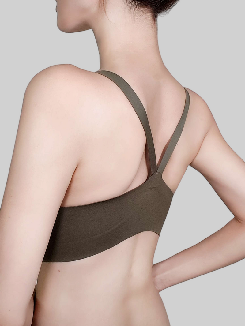 1-Second Fastening and Removal: 3D Jelly Strips Push-Up Bra