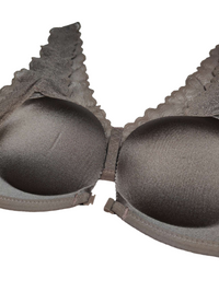 Front-Clasp Lace Push-Up Bra