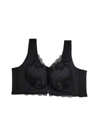 Sensual Front-Clasp, Thin Push-Up Bra