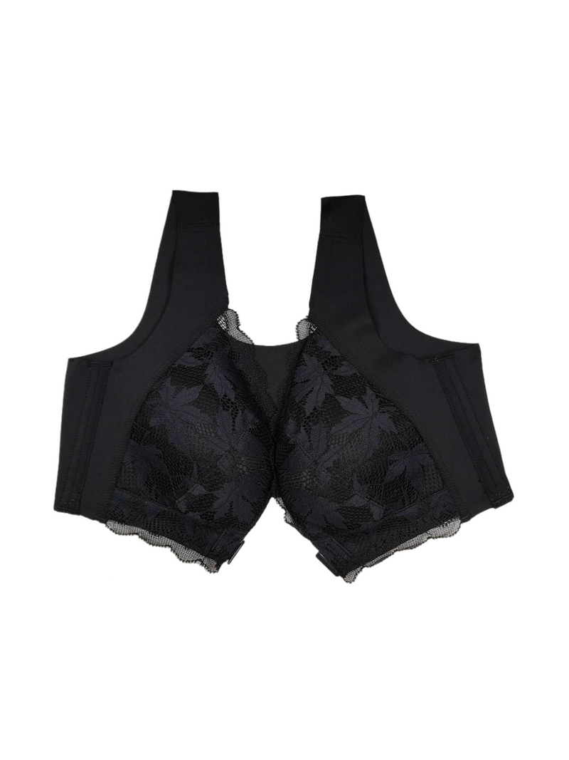 Sensual Front-Clasp, Thin Push-Up Bra