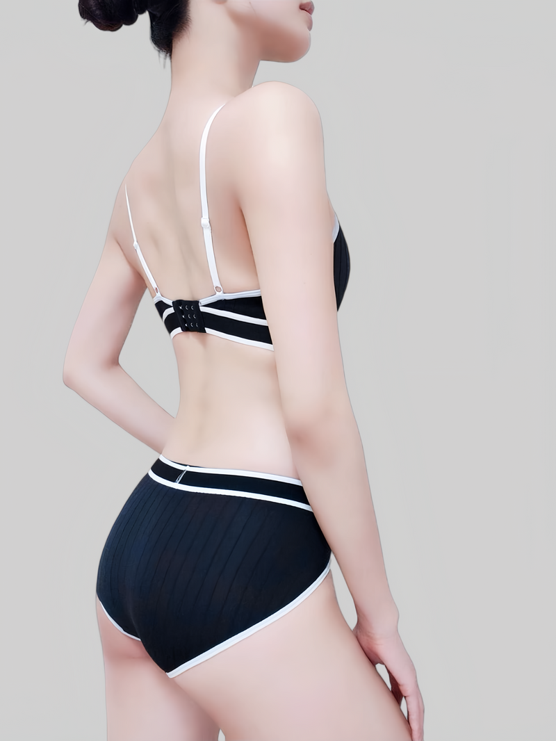 Small Bust Push-Up Triangle Cup Seamless Wireless Bra