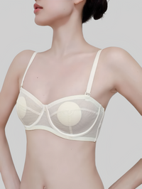 Ultra-Thin Strapless Bandeau Bra with Two-Way Wear