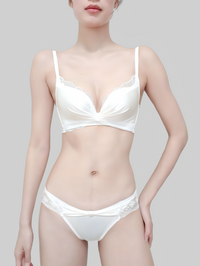 Lace Wireless Push-Up Bra for Small Busts