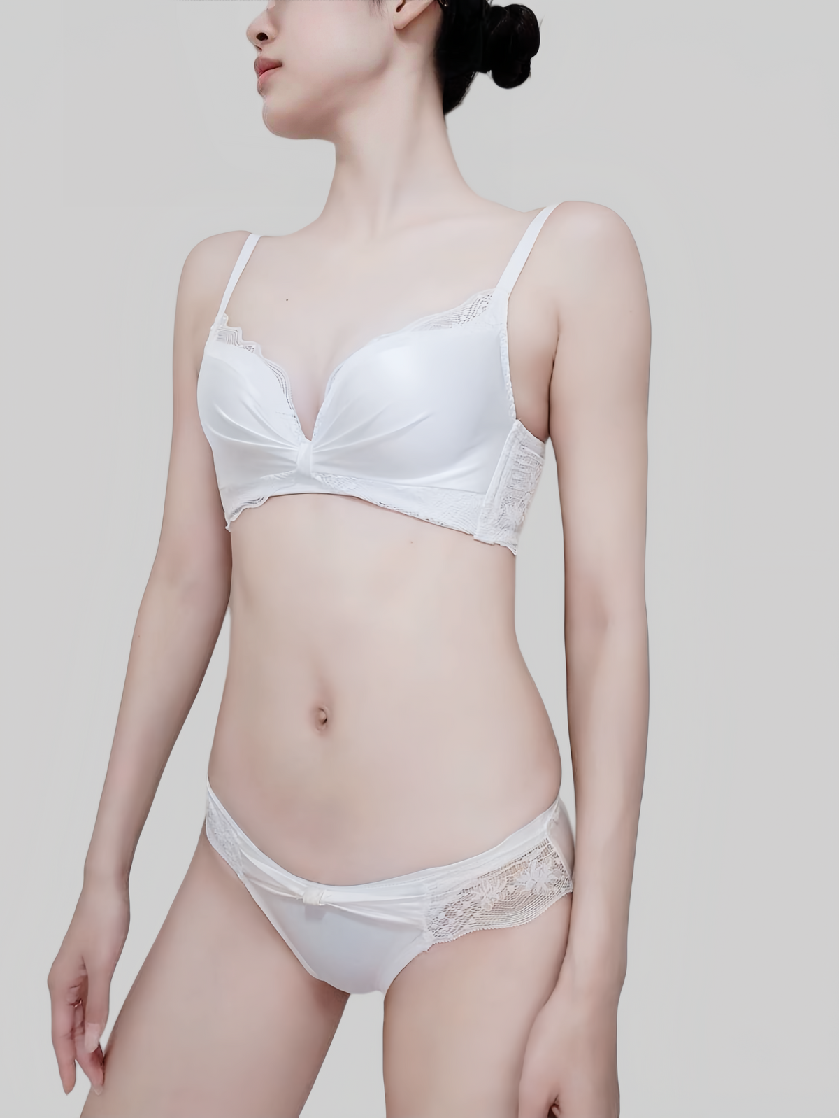 Lace Wireless Push-Up Bra for Small Busts