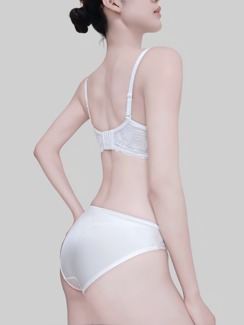 Lace Wireless Push-Up Bra for Small Busts