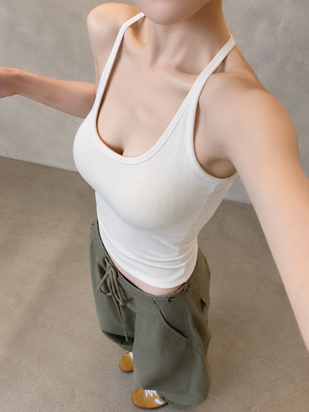 Built-In Bra Racerback Tank