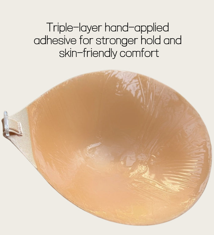 Full bust lifting adhesive bra