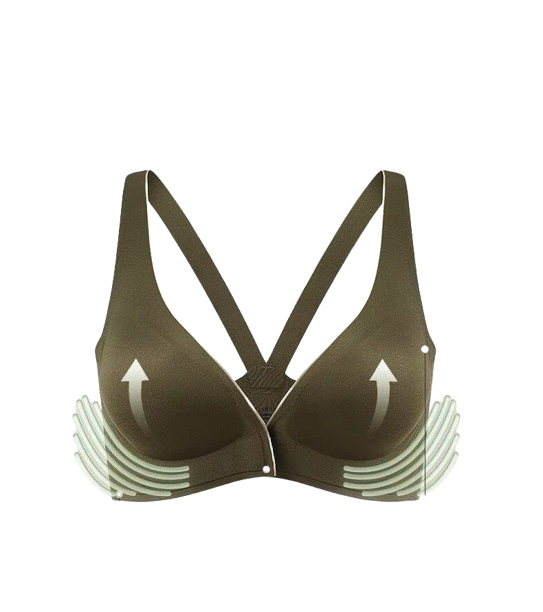 1-Second Fastening and Removal: 3D Jelly Strips Push-Up Bra