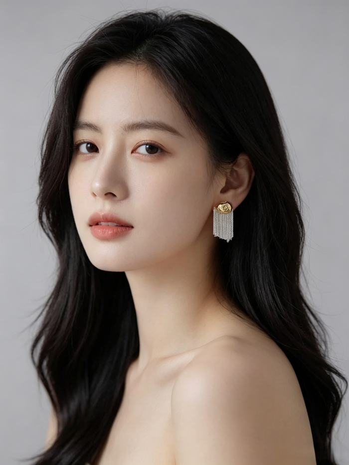 Korean tassel earrings