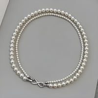 Swarovski Double-Layer Pearl Necklace