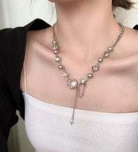 Mango Star Spliced Crystal Sweet Cool Clavicle Chain