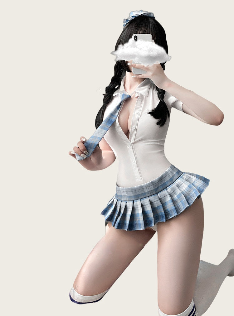 Sexy Senior Student Uniform Temptation