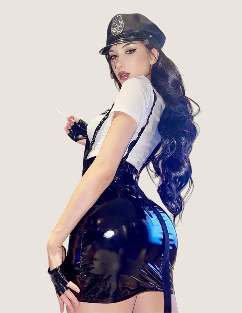 Bodycon Suspender Police-Inspired Costume