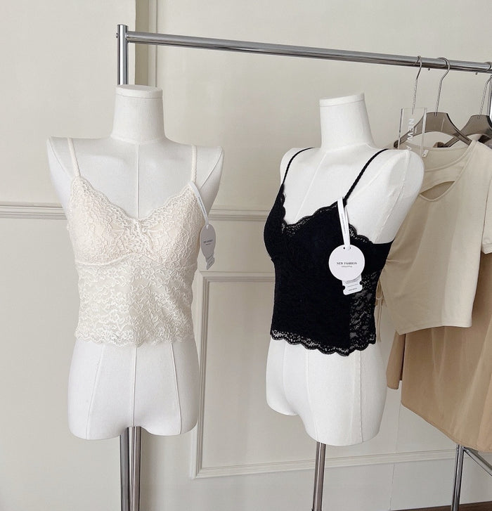 Misty Lace Padded Camisole
