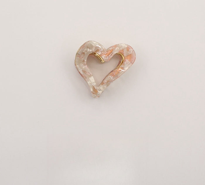 Heart-Shaped High Ponytail Hair Clip
