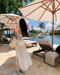 Exquisite 3D Floral Bikini 3-Piece Swimsuit Set