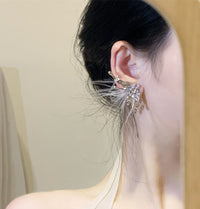 Unique Design Butterfly Feather Ear Cuff