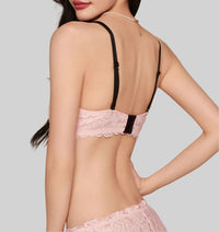 3D Push-Up Lace Wireless Bra Set