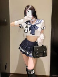 Japanese-Style School Uniform Set (Includes Student Socks)