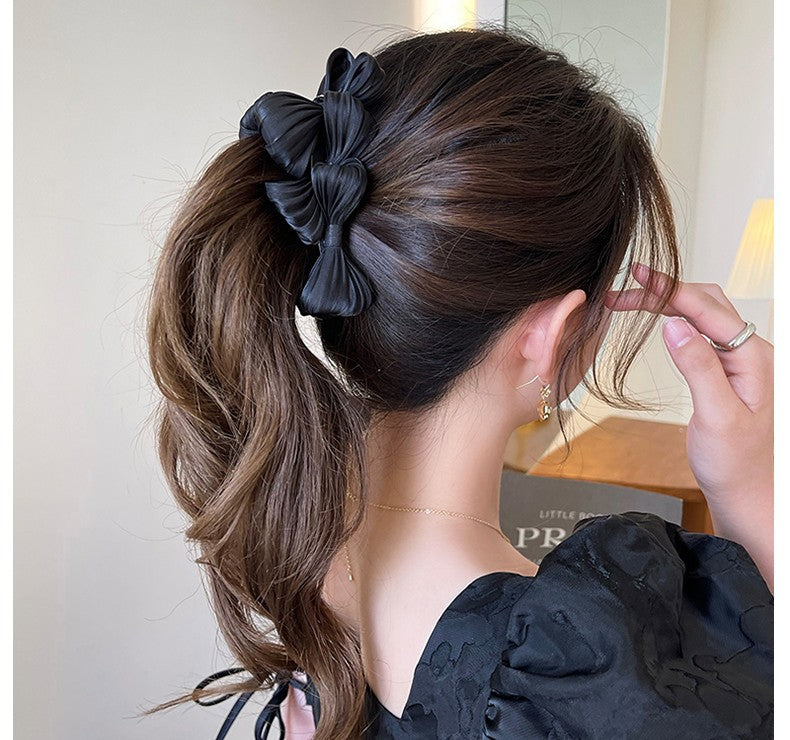 Korean-style Chic Bow Banana Clip