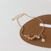 Irregular Retro-Inspired Statement Necklace