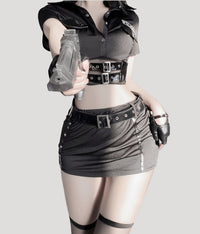 Sexy Bodycon Police Costume Set (Includes Pantyhose)