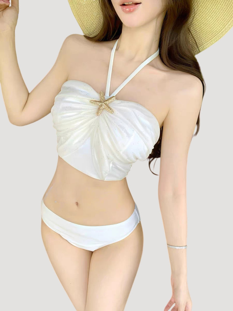 Fairy-Style Alluring 3-Piece Swimsuit Set