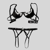 Removable-Free Underwire Push-Up Lingerie Set