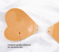 Heart-Shaped 3D Push-Up Nubra for Bikinis
