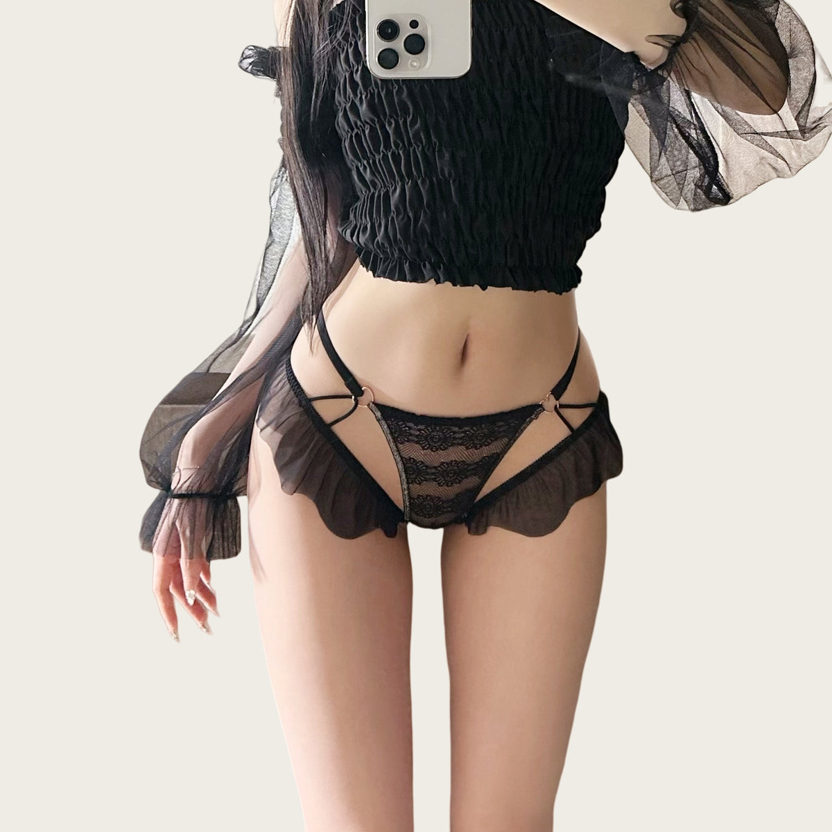 Pure Desire Lace Low-Rise Sexy Panties