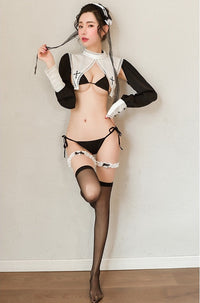 Rebellious Little Nun Lingerie Set