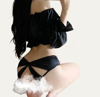 French Satin Low-Rise Lace Panties (2-Pack)
