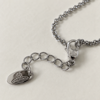 Crystal Saturn Pendant Necklace