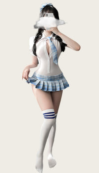 Sexy Senior Student Uniform Temptation