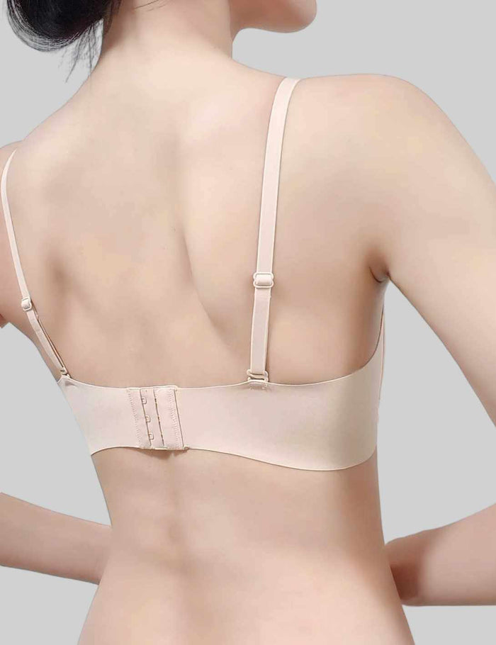 Japanese Seamless Wire-Free Push-up Smooth Thin Bra (No Panties