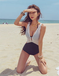 Sexy One-Piece Swimsuit 3 Pieces