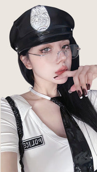 Bodycon Suspender Police-Inspired Costume