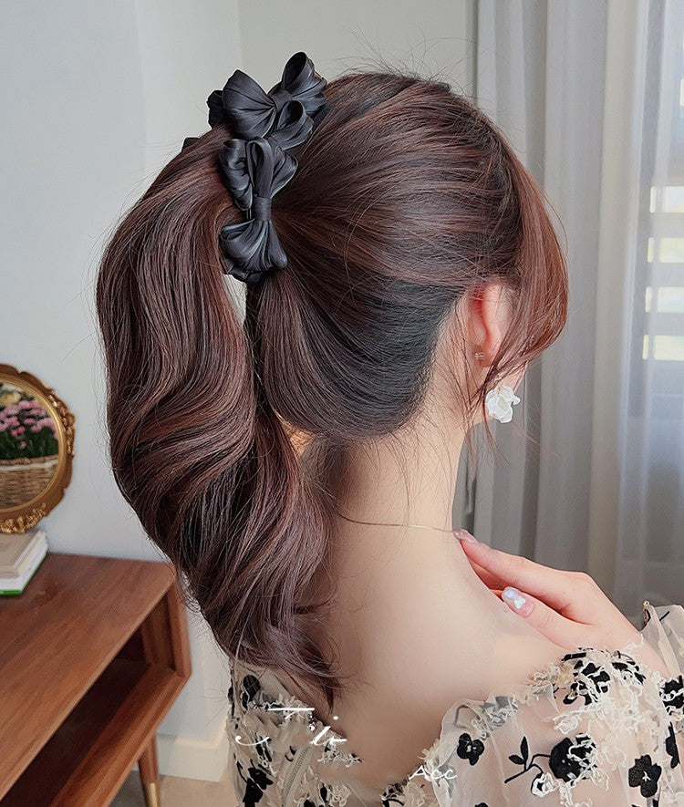 Korean-style Chic Bow Banana Clip