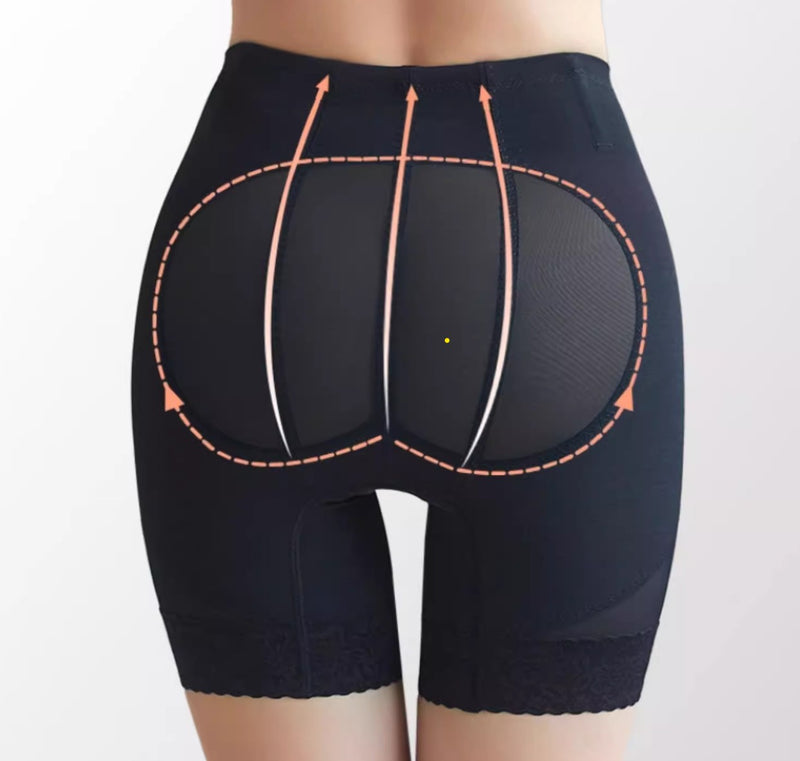 Ultra-Thin High-Compression Tummy Control &amp; Butt-Lifting Shapewear Shorts