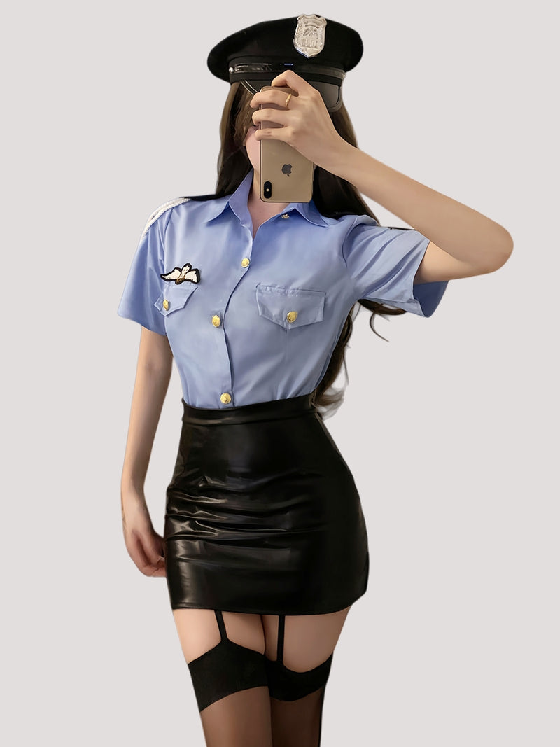 Sexy Police Officer Costume Set