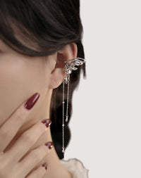 Butterfly Fringe Ear Cuff